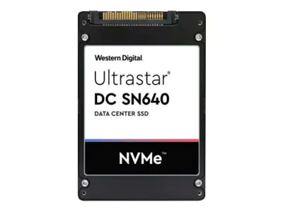 WD Ultrastar DC SN640 WUS4CB076D7P3E3 - SSD - 7680 GB - intern - 2.5" (6.4 cm) - U.2 PCIe 3.1 x4 (NVMe) - 256-Bit-AES