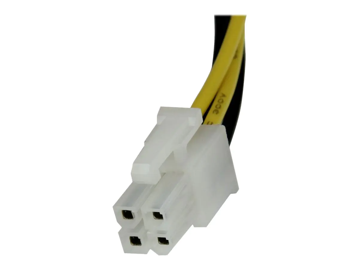 StarTech.com 20 cm ATX12V 4 Pin. P4 CPU-Verlängerungskabel – St/Bu - Spannungsversorgungs-Verlängerungskabel - 4 PIN ATX12V (M) ATXP4EXT