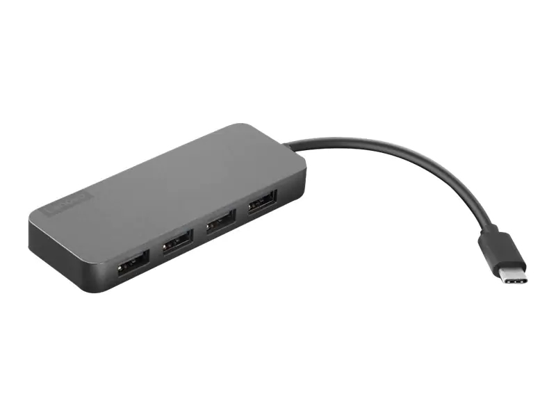 Lenovo USB-C to 4 Port USB-A Hub - Hub - 4 x SuperSpeed USB 3.0 + 1 x USB-C - 4X90X21427 Lenovo USB-C to 4 Port USB-A Hub - Hub - 4 x SuperSpeed USB 3.0 + 1 x USB-C - 4X90X21427