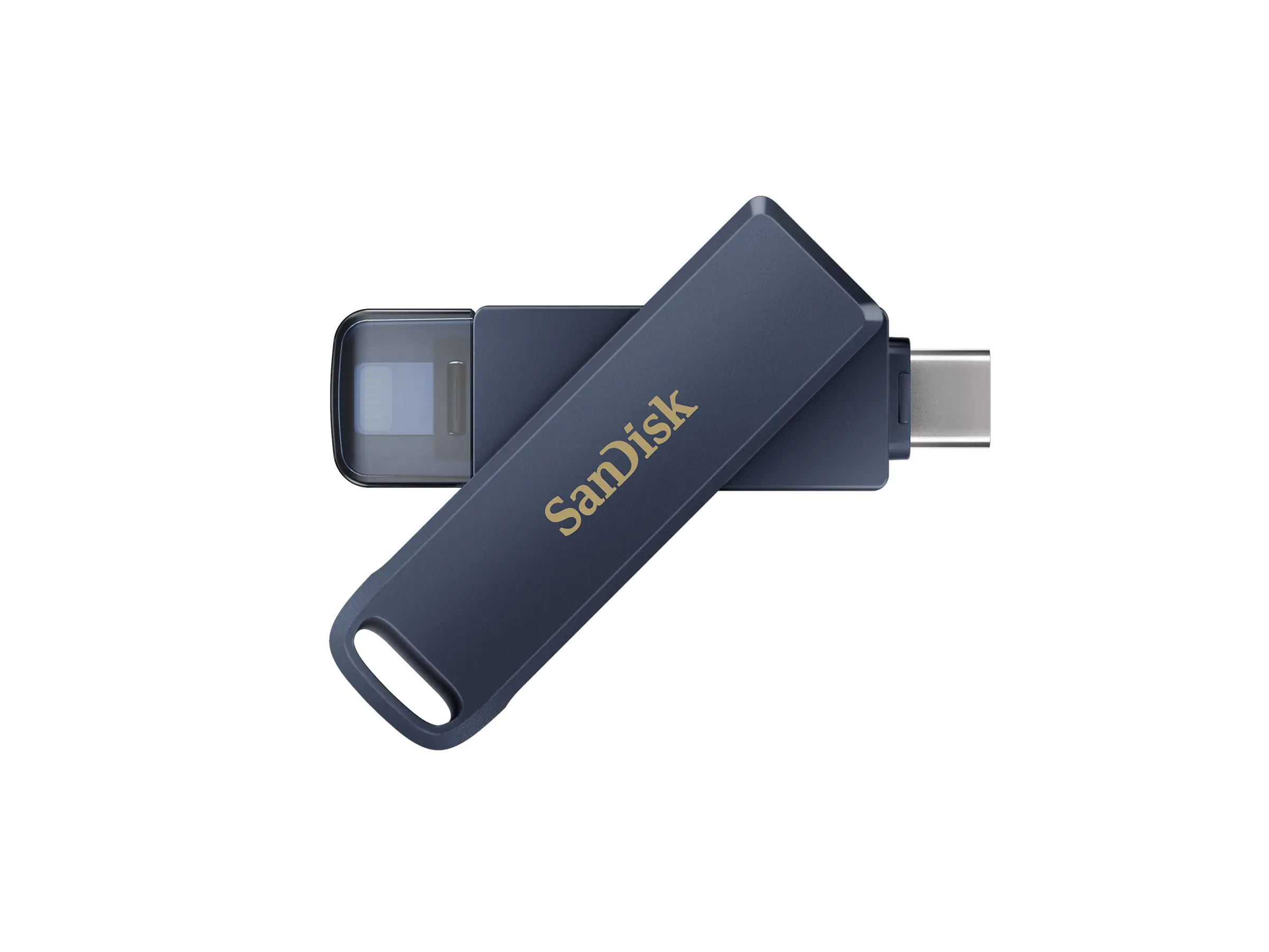 SanDisk iXpand Phone Drive 128GB USB-C Metal Sky - Flash-Speicher - unsortiert
