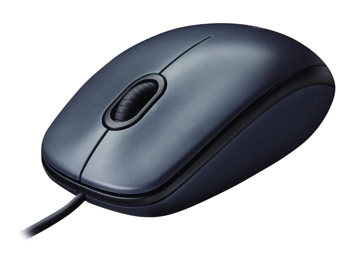Logitech M100 - Maus - rechts- und linkshändig - optisch - 3 Tasten - kabelgebunden - USB - Schwarz Logitech M100 - Maus - rechts- und linkshändig - optisch - 3 Tasten - kabelgebunden - USB - Schwarz