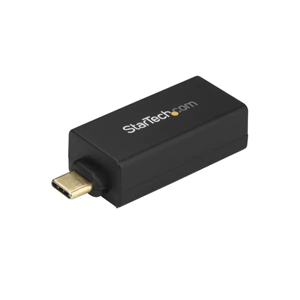 StarTech USB-C auf Gigabit Ethernet Adapter - USB 3.0 - USB C zu GbE Adapter - USB Typ-C Netzwerkadapter - Netzwerkadapter - USB-C - Gigabit Ethernet x 1 - Schwarz