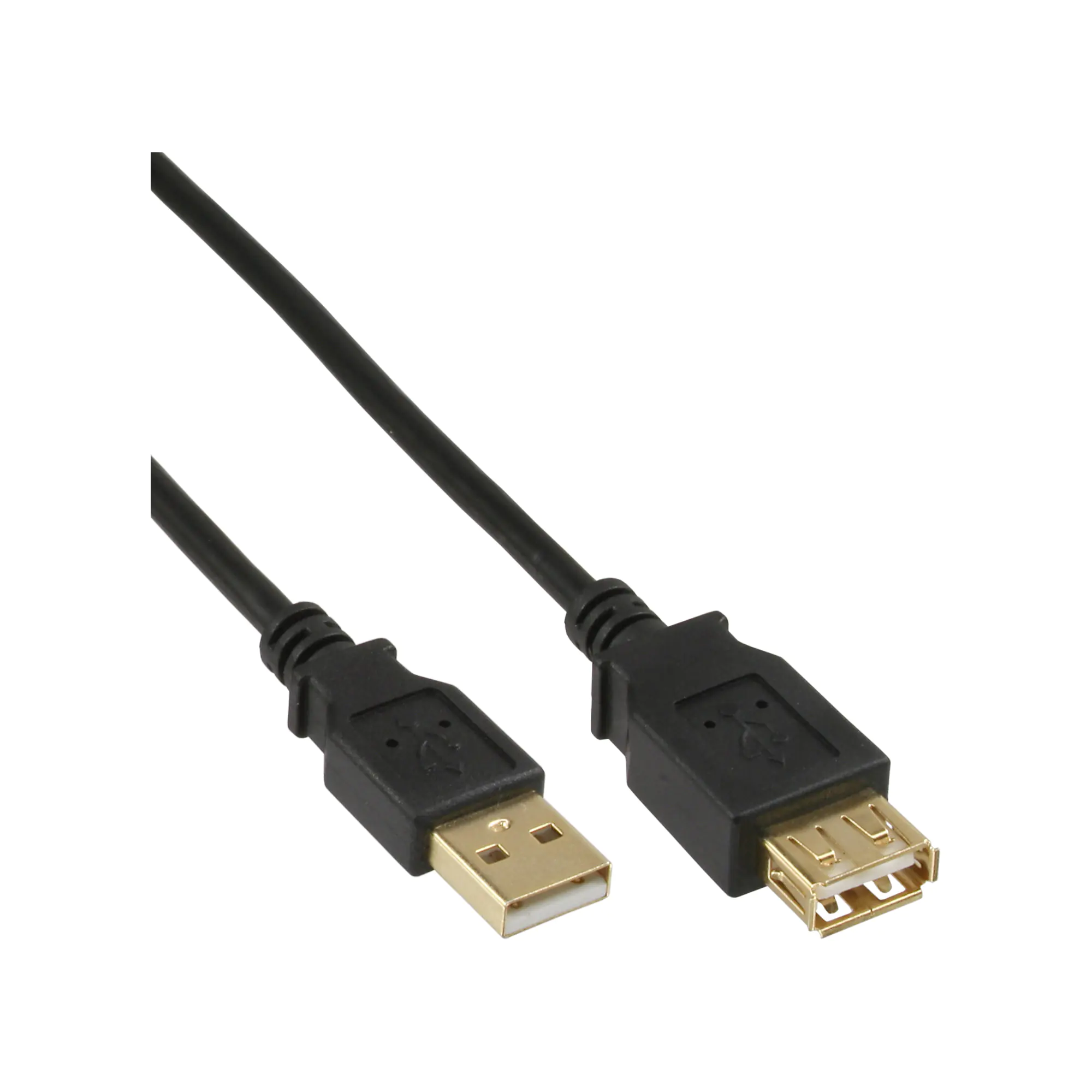 InLine - USB-Verlängerungskabel - USB (W) bis USB (M) - USB 2.0 - 1 m - Schwarz InLine - USB-Verlängerungskabel - USB (W) bis USB (M) - USB 2.0 - 1 m - Schwarz