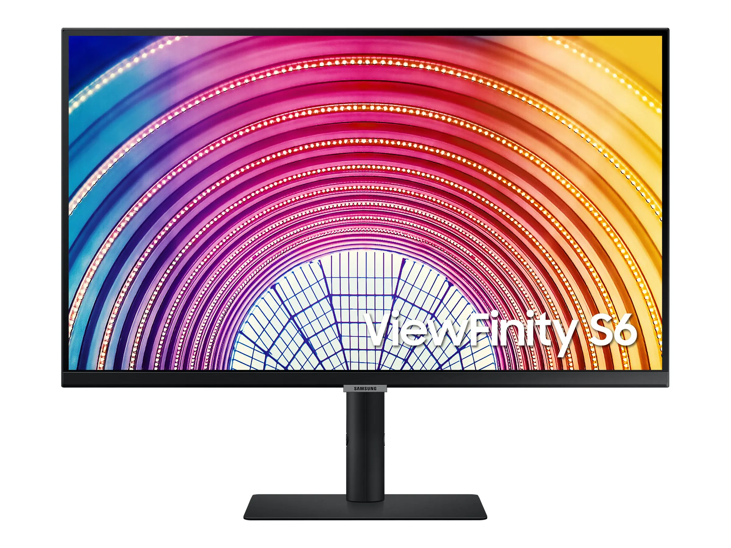 Samsung S27A600NAU - S60A Series - LED-Monitor - 68.6 cm (27") - 2560 x 1440 QHD @ 75 Hz - IPS - 300 cd/m² - 1000:1 - HDR10 - 5 ms - HDMI, DisplayPort - Schwarz