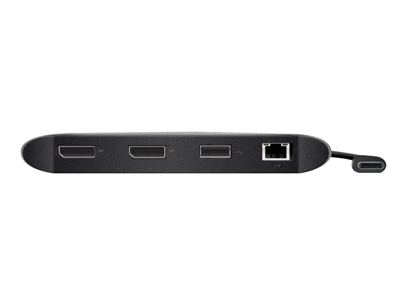 Alogic TB3D2DPBL-SGR - Thunderbolt 3 - DisplayPort,RJ-45,USB 3.2 Gen 1 (3.1 Gen 1) - Schwarz - Grau - Windows 10 - Mac OS X 10.12 Sierra,Mac OS X 10.13 High Sierra,Mac OS X 10.14 Mojave - 124 mm