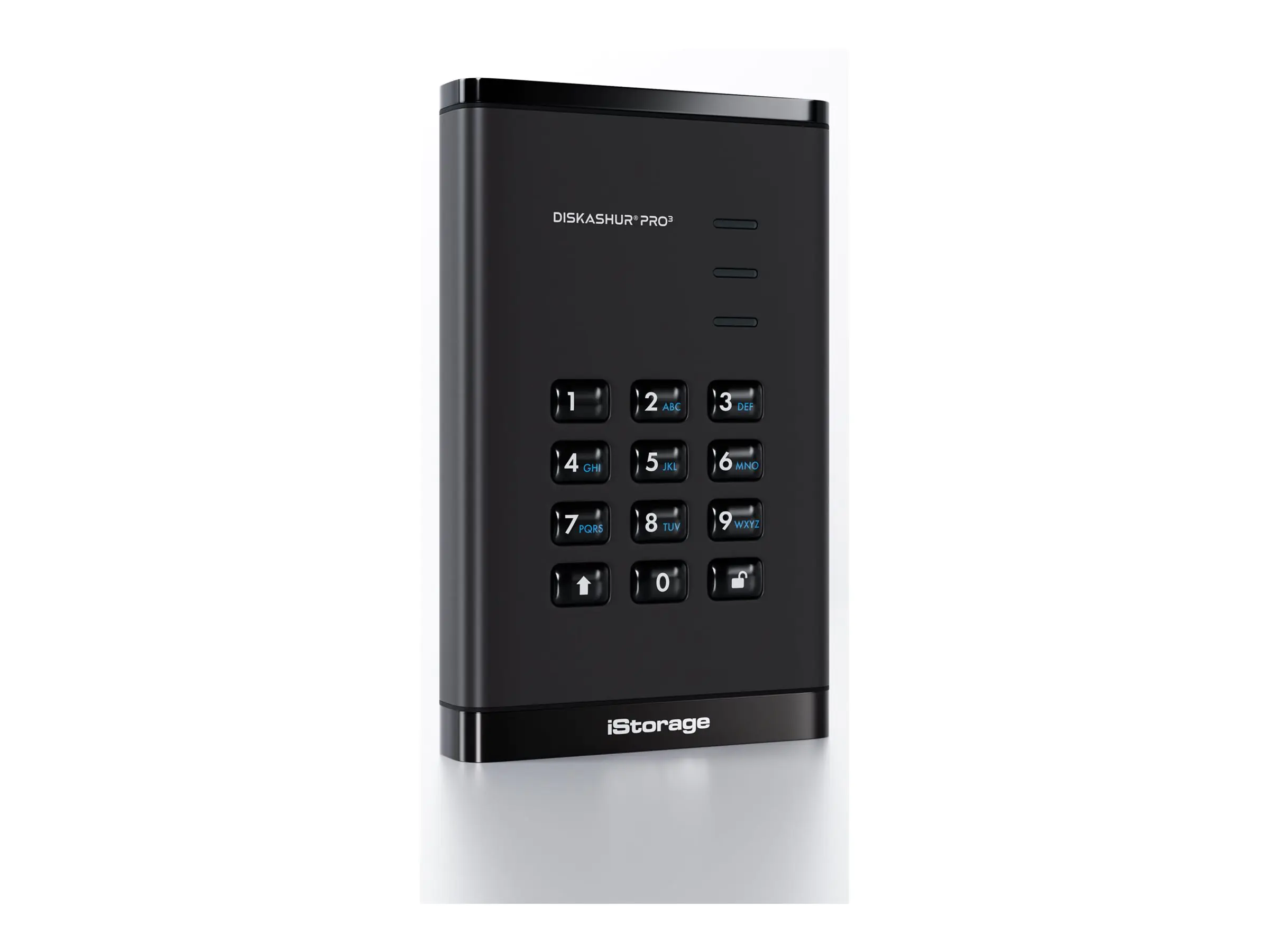 iStorage diskAshur PRO³ - SSD - verschlüsselt - 4 TB - extern (tragbar) IS-DAP3-256-SSD-4000-F
