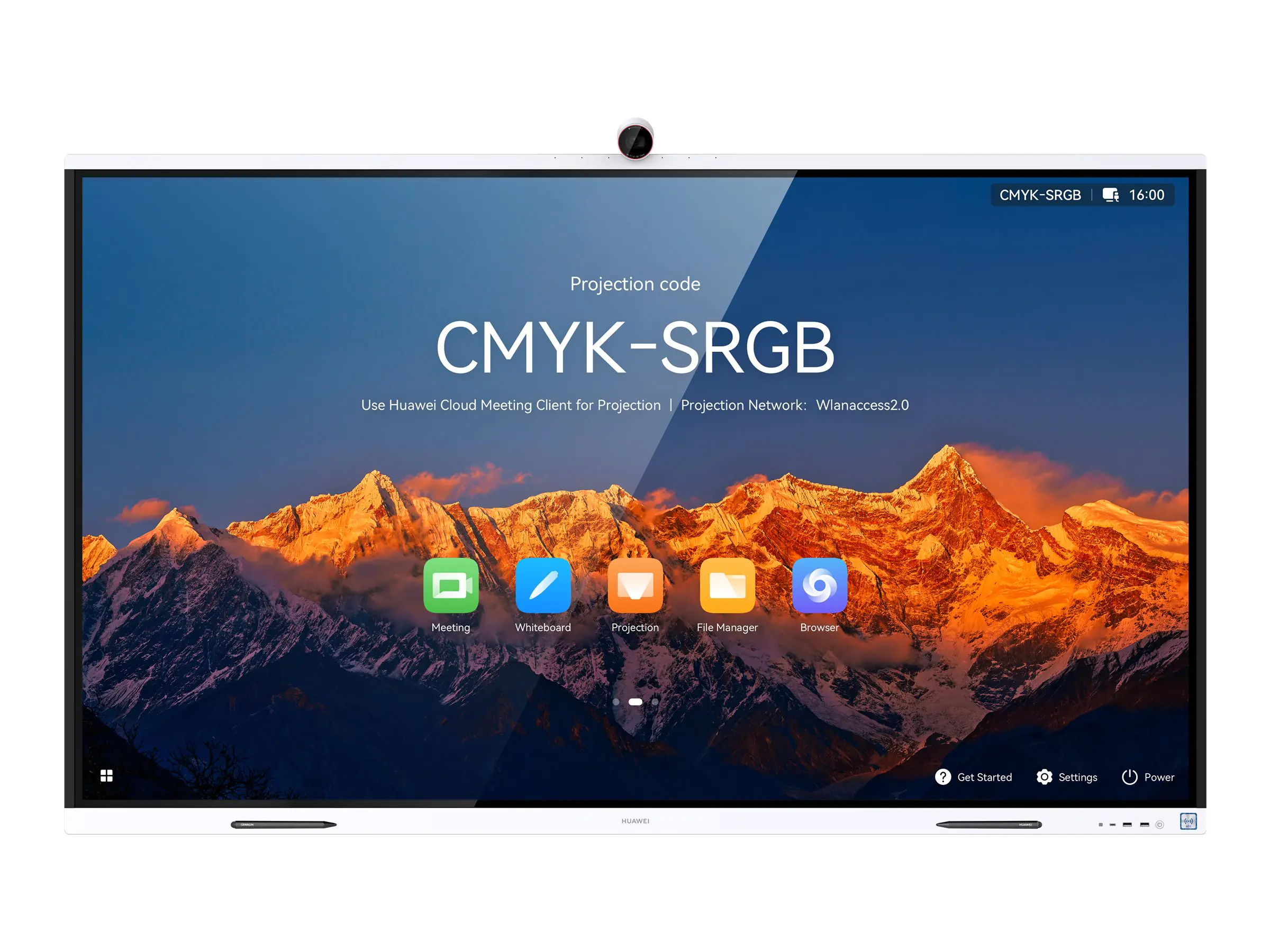 Huawei IdeaHub S2 IHS2-65SA - 165 cm (65") Diagonalklasse LCD-Display mit LED-Hintergrundbeleuchtung - Konferenz - mit integrierte interaktive Tafel, PC und Touchscreen, 4K Kamera, Mikrofon - 4K UHD (2160p) 55150650