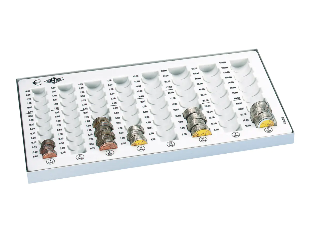 WEDO Geldzählbrett Kompakt 160800037 33,3x18,3x3,1cm lichtgrau