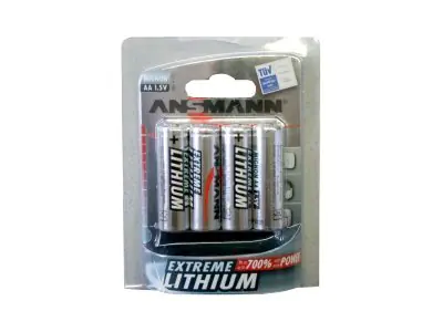 Ansmann Mignon Extreme Lithium - Batterie 4 x AA Li 1512-0002