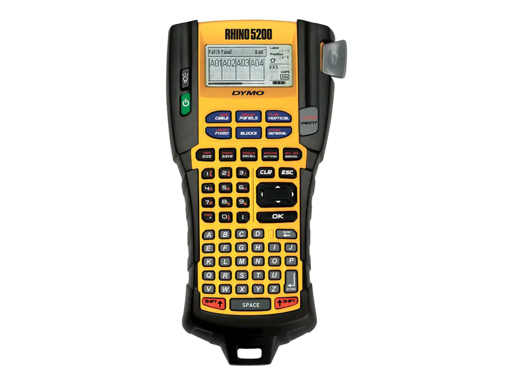 Dymo Rhino 5200 - Beschriftungsgerät - s/w - Thermotransfer - Rolle (1,9 cm) S0841480