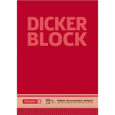 BRUNNEN Briefblock 1052688 DIN A4 100Blatt kariert BRUNNEN Briefblock 1052688 DIN A4 100Blatt kariert