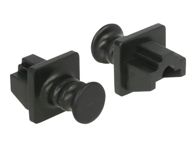 Delock - Schutzumschlag - Schwarz (Packung mit 10)