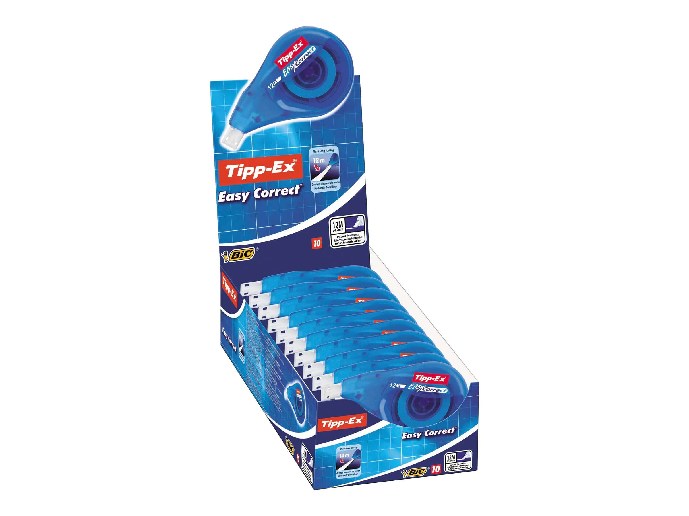 Tipp-Ex Korrekturroller Easy Correct 8290352 4,2mmx12m weiß