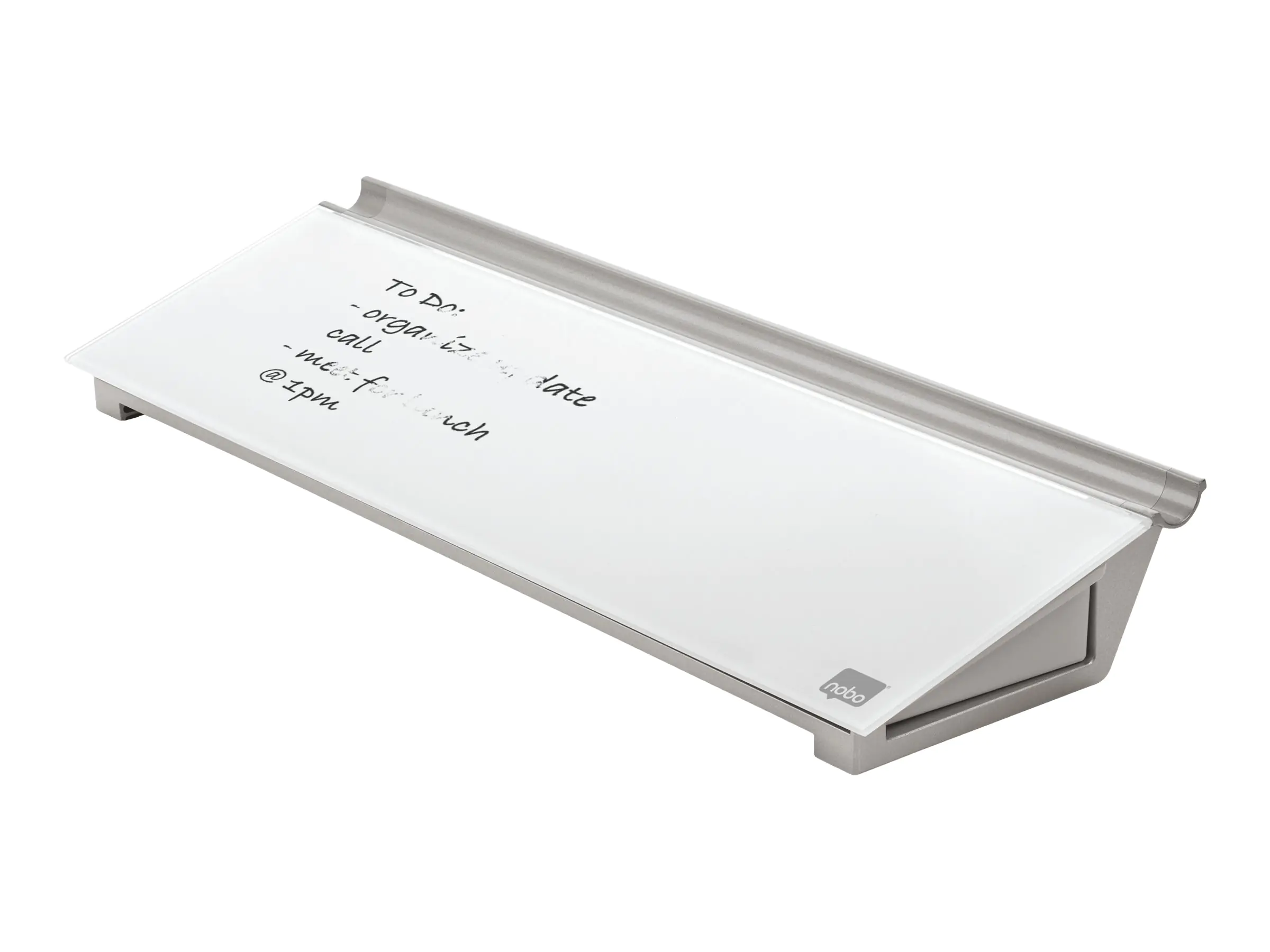 Nobo Memoboard Diamond 1905174 460x60x150mm Glas/Alu ws