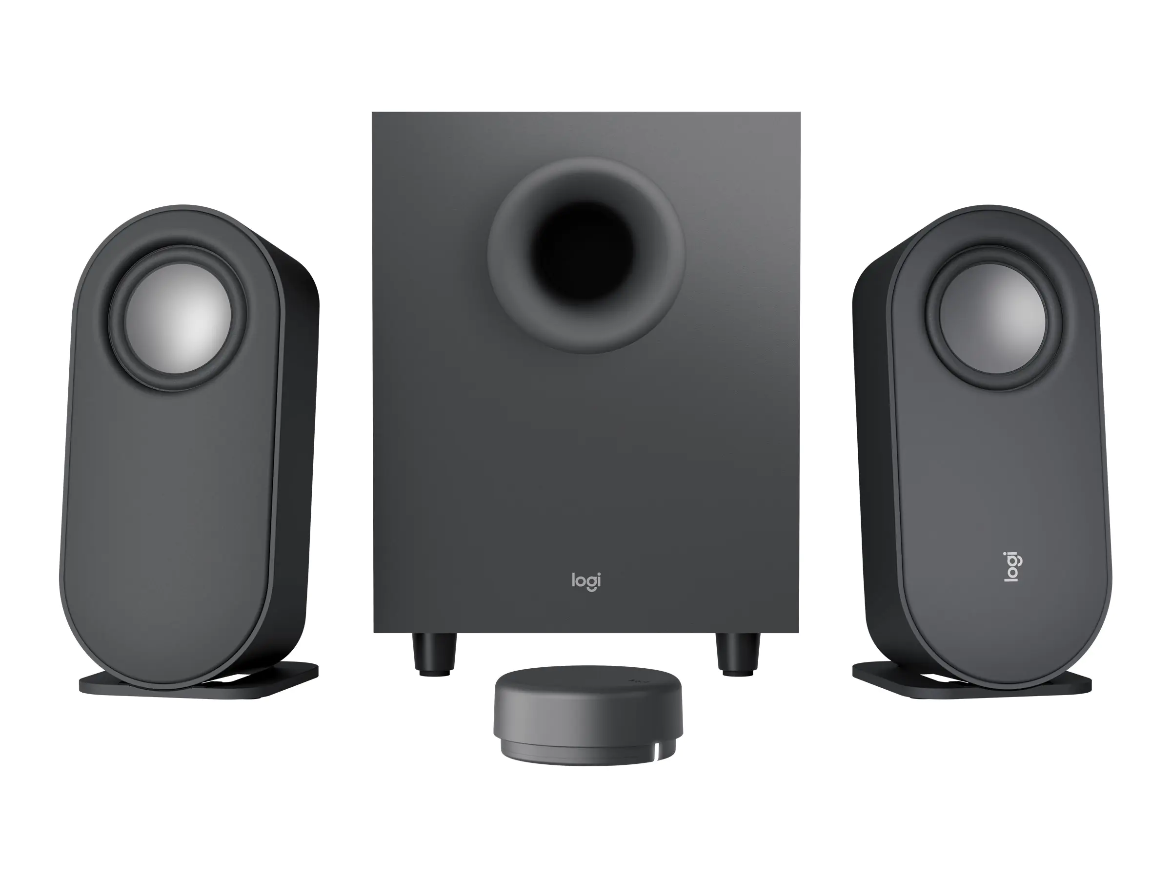 Logitech Z407 - Lautsprechersystem - für PC - 2.1-Kanal - kabellos - Bluetooth - USB - 40 Watt (Gesamt) - Graphitgrau