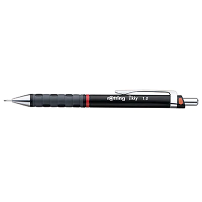 rOtring Tikky Druckbleistift HB 1.0 mm Gehäusefarbe schwarz 1904697