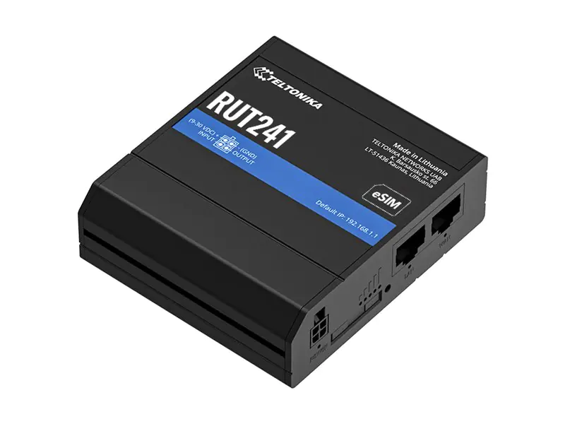 Teltonika RUT241 eSIM - Wireless Router - WWAN