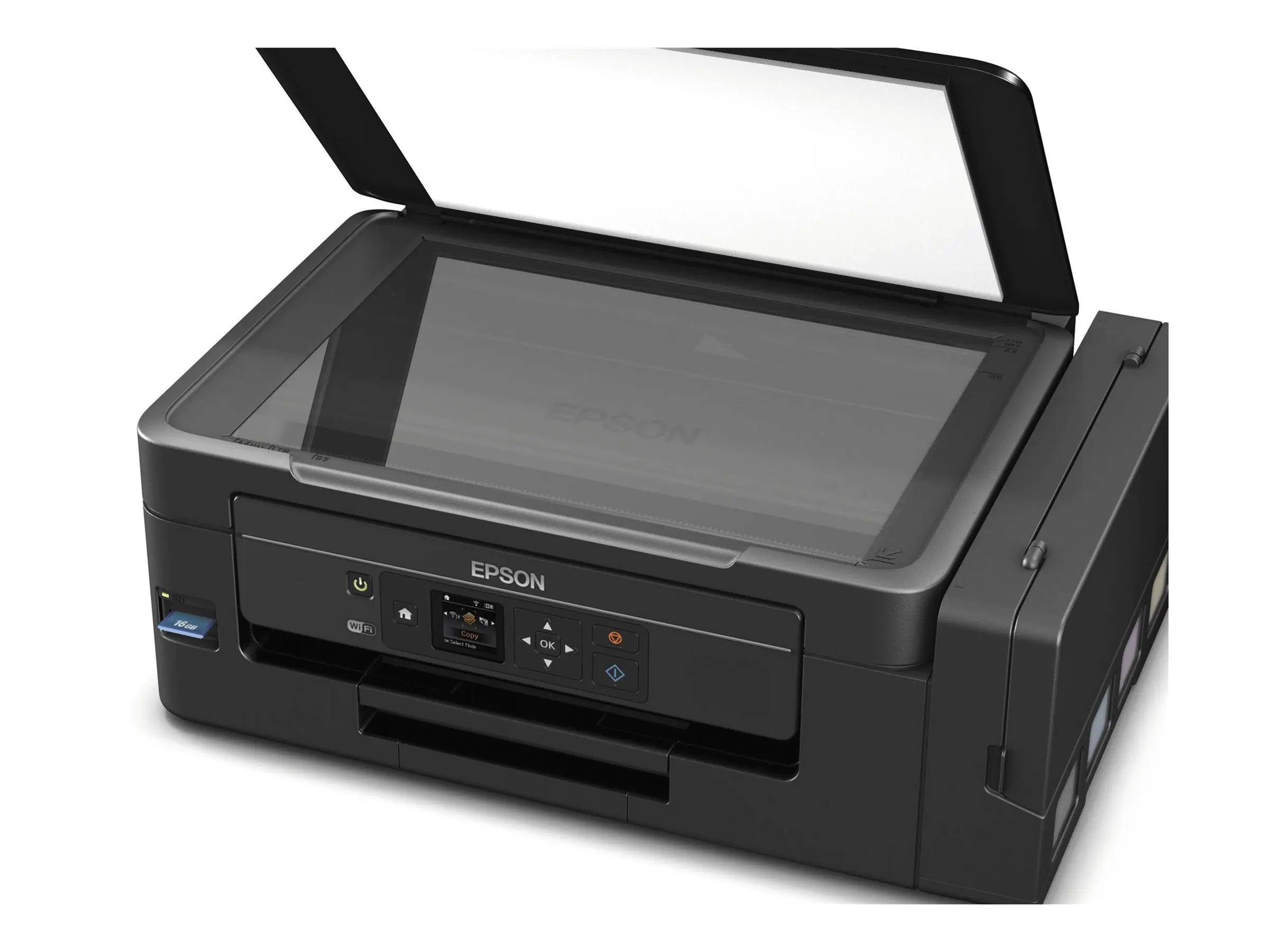 Epson EcoTank ET-2650 Unlimited - Multifunktionsdrucker - Farbe - Tintenstrahl - A4/Legal (Medien) - bis zu 10 Seiten/Min. (Drucken) - 100 Blatt - USB, Wi-Fi
