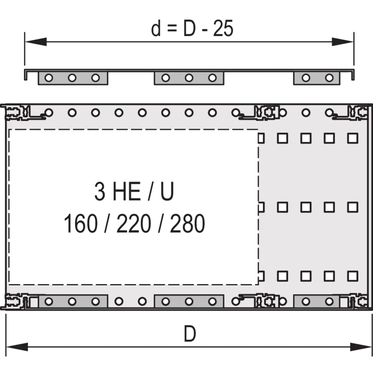 SCHROFF COVER PLATE EMC 84HP 175D (2PCS/KIT)