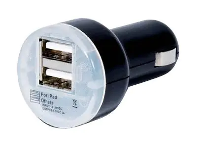 Conceptronic CUSBCAR2A USB Car Tablet Charger 2A - Auto-Netzteil - 2000 mA - 2 Ausgabeanschlussstellen (USB)