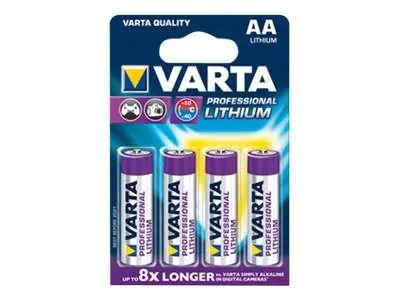 Varta Professional - Batterie 4 x AA-Typ - Li 06106 301 404