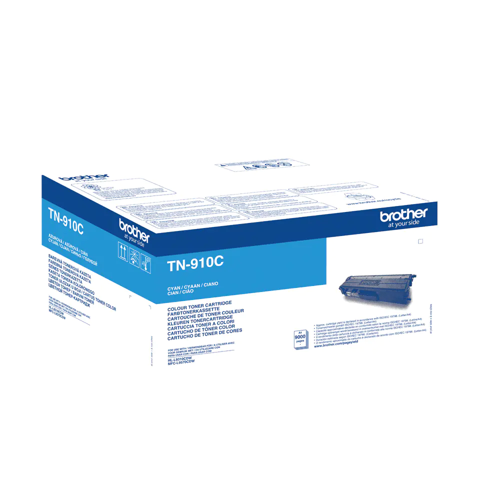 Brother TN910C - Ultra Jumbo - Cyan - Original - Tonerpatrone - für Brother HL-L9300, HL-L9310, MFC-L9570 Brother TN910C - Ultra Jumbo - Cyan - Original - Tonerpatrone - für Brother HL-L9300, HL-L9310, MFC-L9570