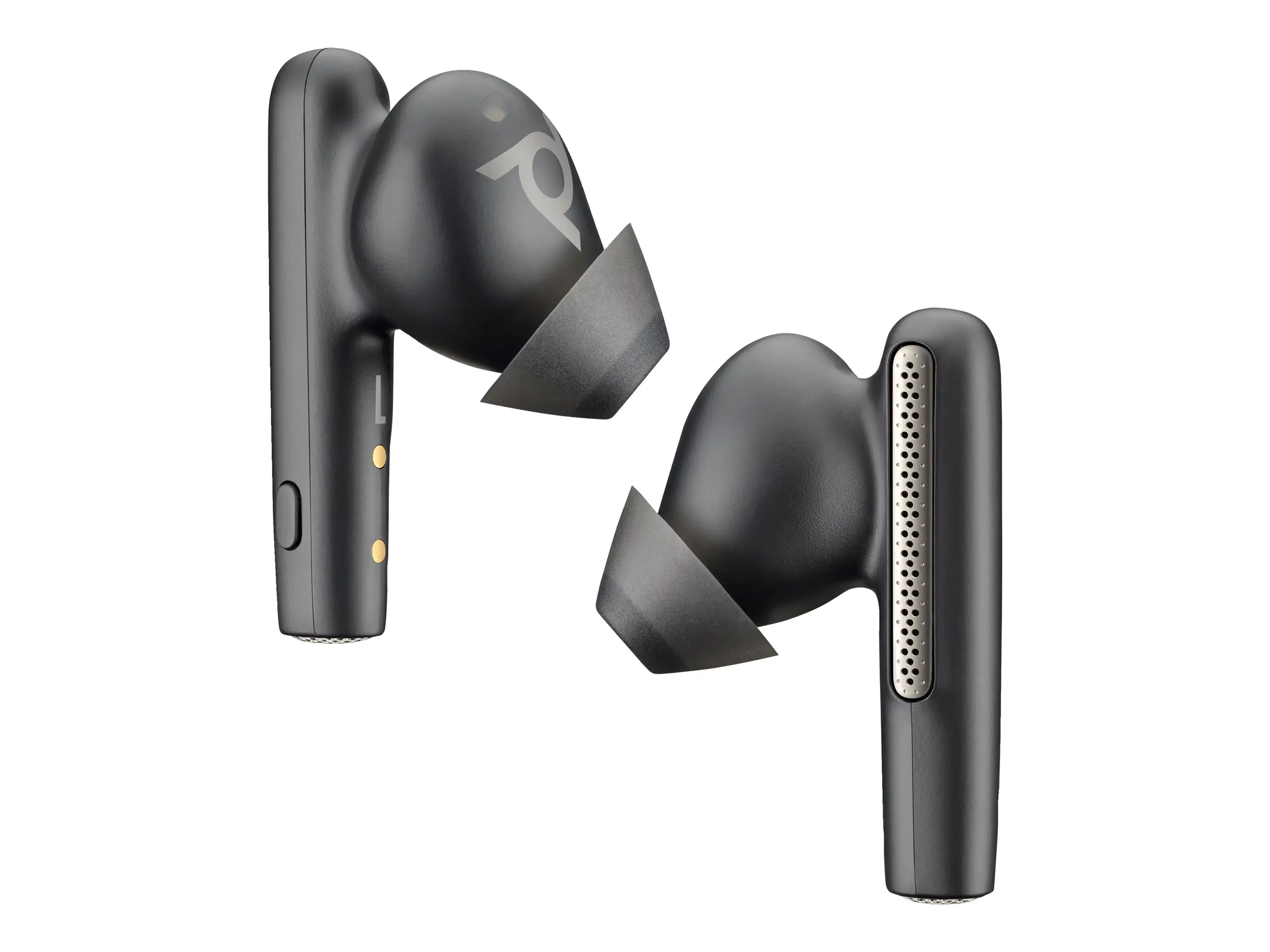 Poly Voyager Free 60 UC M - True Wireless-Kopfhörer mit Mikrofon - im Ohr - Bluetooth - aktive Rauschunterdrückung - Carbon Black - Zertifiziert für Microsoft Teams