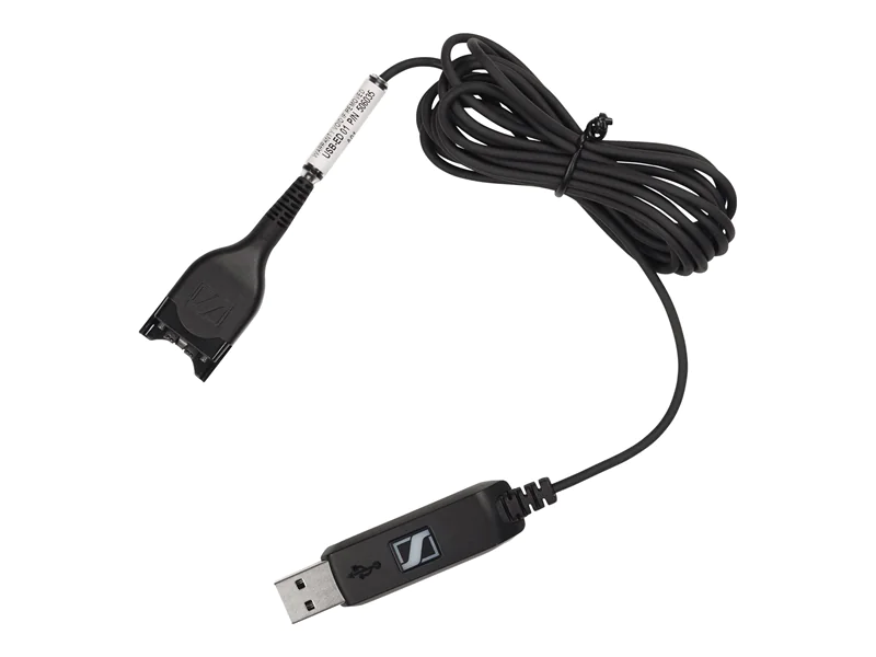 Epos USB-ED 01 - Headset-Kabel - USB männlich zu EasyDisconnect männlich - 2.2 m - für Sennheiser Century SC 660; SH 330 Epos USB-ED 01 - Headset-Kabel - USB männlich zu EasyDisconnect männlich - 2.2 m - für Sennheiser Century SC 660; SH 330