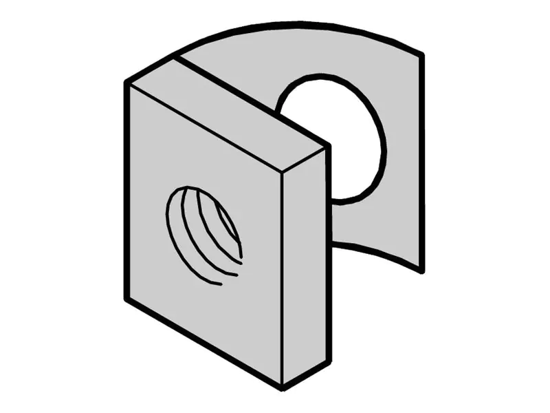 Schroff - Vorspannmutter für Rack - 48.3 cm (19") (Packung mit 100) Schroff - Vorspannmutter für Rack - 48.3 cm (19") (Packung mit 100)