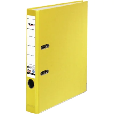 Falken Ordner Recycolor 11286333 DIN A4 50mm Papier gelb Falken Ordner Recycolor 11286333 DIN A4 50mm Papier gelb