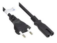 Good Connections P0370-S007, 0,75 m, Netzstecker Typ C, C7-Koppler, H03VVH2-F, 250 V, 2.5 A
