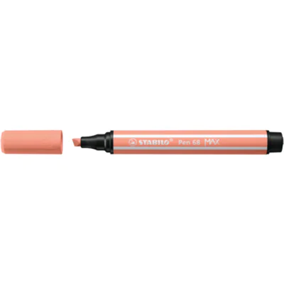 STABILO® Fasermaler Pen 68 MAX 1-5mm apricot nicht auswaschbar STABILO® Fasermaler Pen 68 MAX 1-5mm apricot nicht auswaschbar