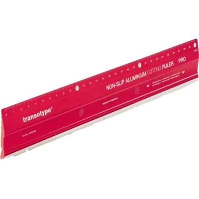transotype Schneidelineal PRO 17803006 30x5cm Aluminium rot transotype Schneidelineal PRO 17803006 30x5cm Aluminium rot