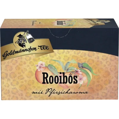 Goldmännchen Tee 4485 Rooibos mit Pfirsicharoma 20 St./Pack. Goldmännchen Tee 4485 Rooibos mit Pfirsicharoma 20 St./Pack.