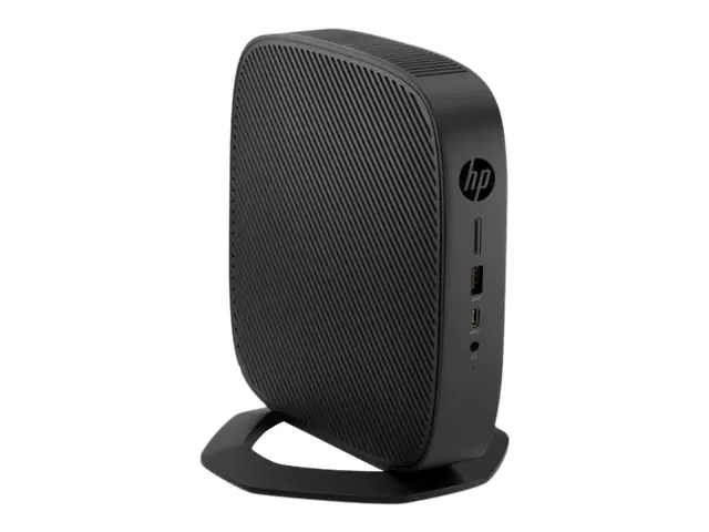 HP t540 - Thin Client - USFF - 1 x Ryzen Embedded R1305G / 1.5 GHz - RAM 8 GB - Flash - eMMC 64 GB - Radeon Vega 3 - 1GbE - Win 10 IoT Enterprise for Thin Clients - Monitor: keiner - Tastatur: Deutsch