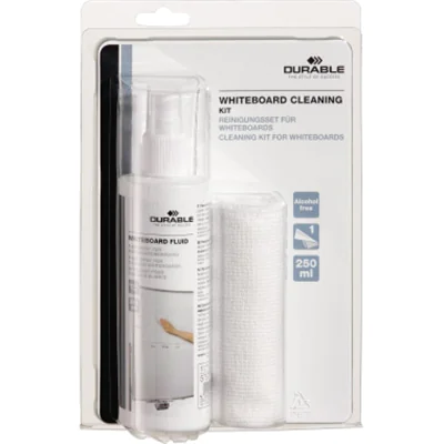 DURABLE Whiteboardreiniger 583300 250ml +Mikrofasertuch DURABLE Whiteboardreiniger 583300 250ml +Mikrofasertuch