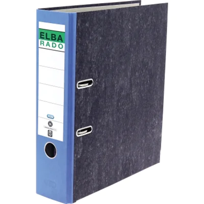 ELBA Rado, A4, Aluminium, Karton, Schwarz, Blau, Weiß, 570 Blätter, 8 cm 100555312
