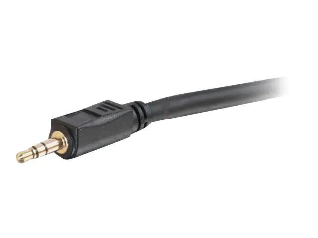 C2G Velocity DB9 Male to 3.5mm Male Adapter Cable - Kabel seriell - Stereo Mini-Klinkenstecker (M) bis DB-9 (M) - 50 cm - geformt, Daumenschrauben - Schwarz