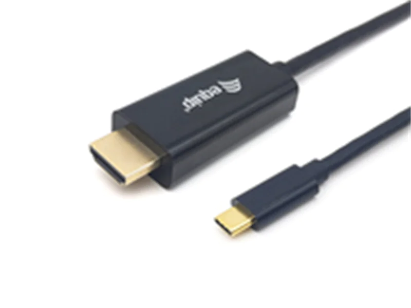 Equip USB-C auf HDMI Kabel, M/M, 1.0m, 4K/30Hz, 1 m, USB Typ-C, HDMI Typ A (Standard), Männlich, Männlich, Gerade 133411