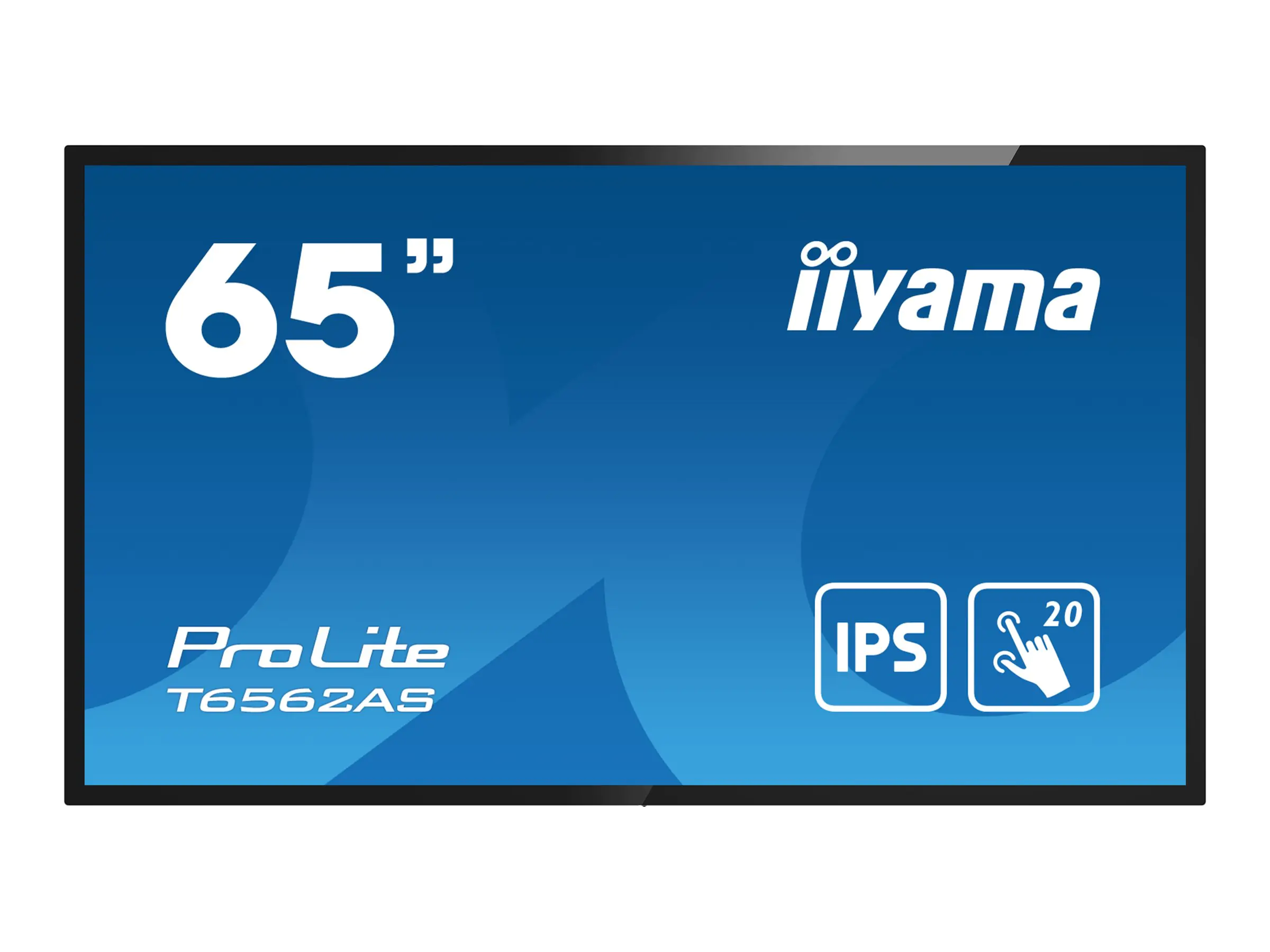 iiyama ProLite T6562AS-B1 - 165 cm (65") Diagonalklasse (164 cm (64.5") sichtbar) LCD-Display mit LED-Hintergrundbeleuchtung - interaktive Digital Signage - mit Integrierter Media-Player und Touchscreen (Multi-Touch) - Android - 4K UHD (2160p) 3840 x