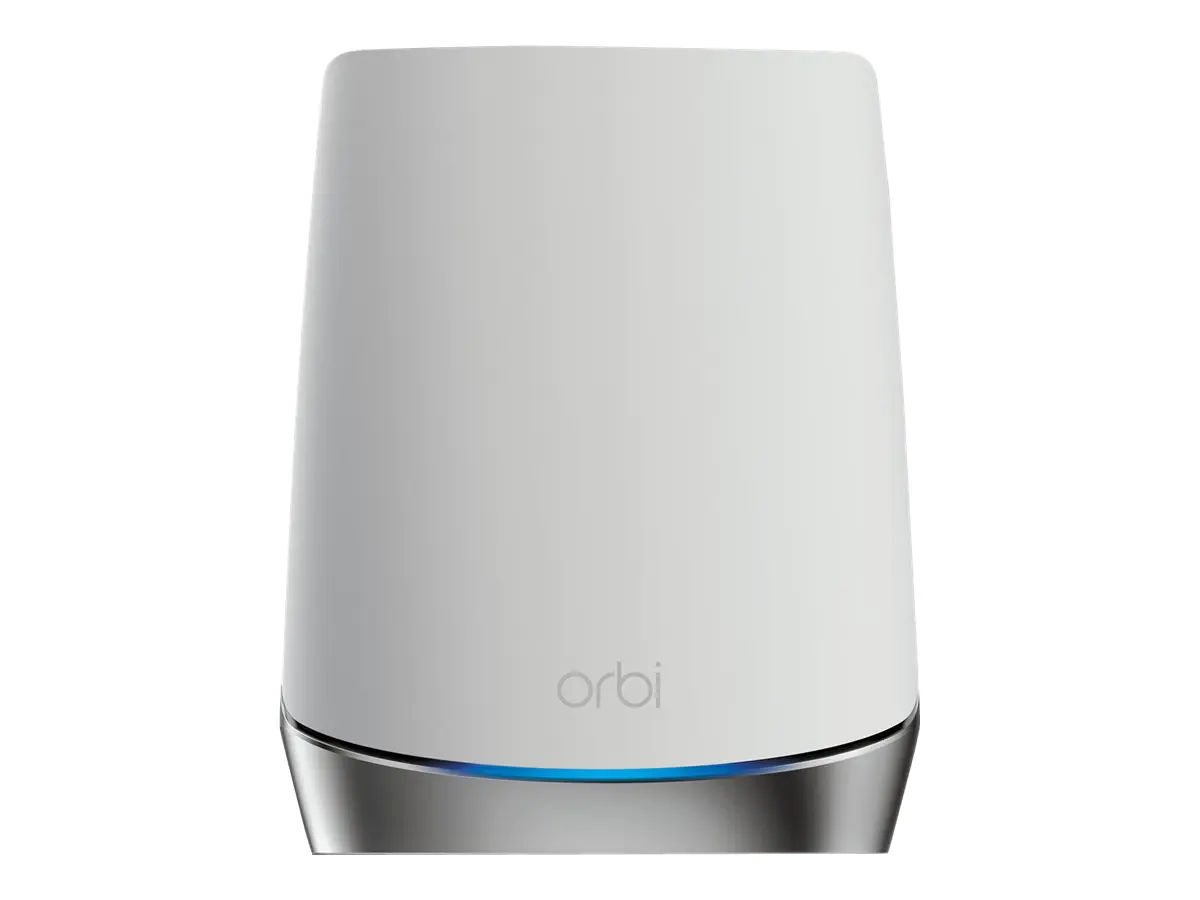 Netgear Orbi RBK753 - WLAN-System (Router, 2 Extender) - bis zu 525 Quadratmeter - Netz - GigE - 802.11a/b/g/n/ac/ax - Tri-Band