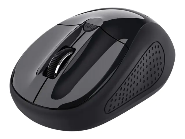 Trust - Maus - rechts- und linkshändig - optisch - 4 Tasten - kabellos - 2.4 GHz - kabelloser Empfänger (USB) - Schwarz Trust - Maus - rechts- und linkshändig - optisch - 4 Tasten - kabellos - 2.4 GHz - kabelloser Empfänger (USB) - Schwarz