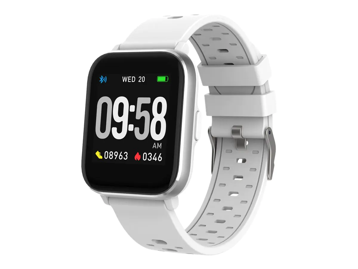 DENVER SW-164 - Weiß - intelligente Uhr mit Band - Anzeige 3.6 cm (1.4") - Bluetooth - 141 g