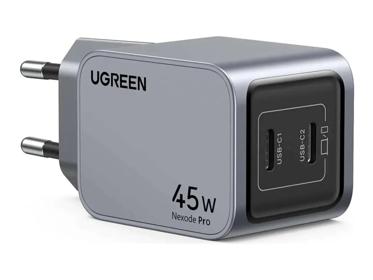 Ugreen Nexode Pro series X707 - Netzteil - GaN - 45 Watt - 2 Ausgabeanschlussstellen (2 x USB-C) 35008