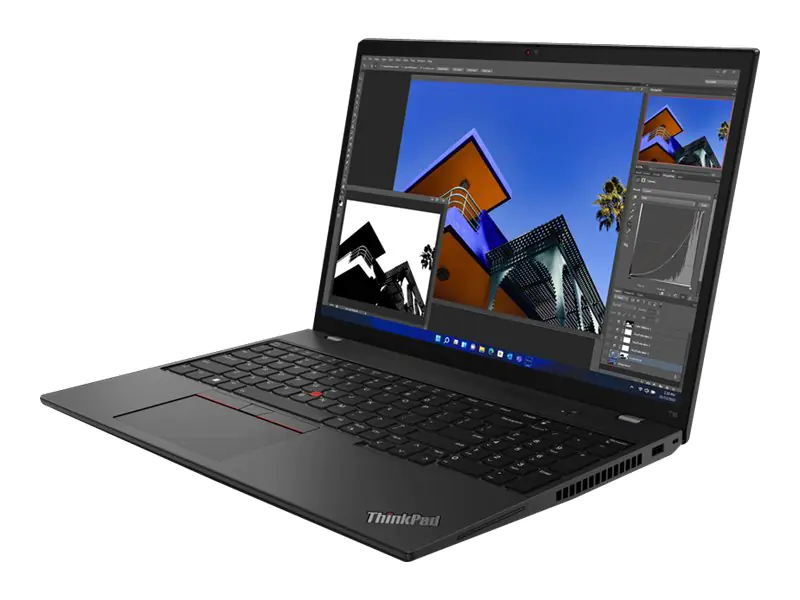 Lenovo ThinkPad T16 Gen 1 21BV - 180°-Scharnierdesign - Intel Core i7 1260P / 2.1 GHz - Win 10 Pro 64-Bit (mit Win 11 Pro Lizenz)