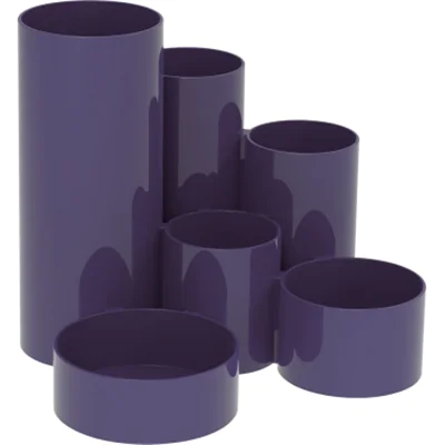 MAUL Stifteköcher MAULdeskbox 4115537 rund 6Fächer Kunststoff bl MAUL Stifteköcher MAULdeskbox 4115537 rund 6Fächer Kunststoff bl