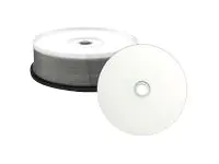 MediaRange Professional Line - 25 x BD-R DL - 50 GB 6x - weiß - mit Tintenstrahldrucker bedruckbare Oberfläche, bedruckbare Fläche für Thermo-Retransfer - Spindel
