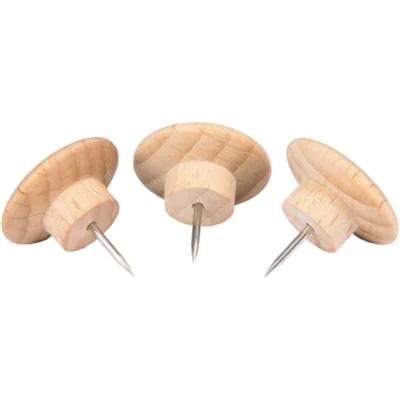 LEGAMASTER Pinnwandnadel WOODEN 20mm Holz 25 St. 7-145125