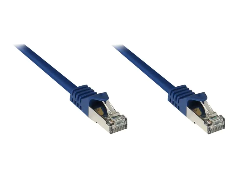 Good Connections - Patch-Kabel - RJ-45 (M) zu RJ-45 (M) - 50 cm - SFTP, PiMF - CAT 7 - geschirmt, halogenfrei - Blau
