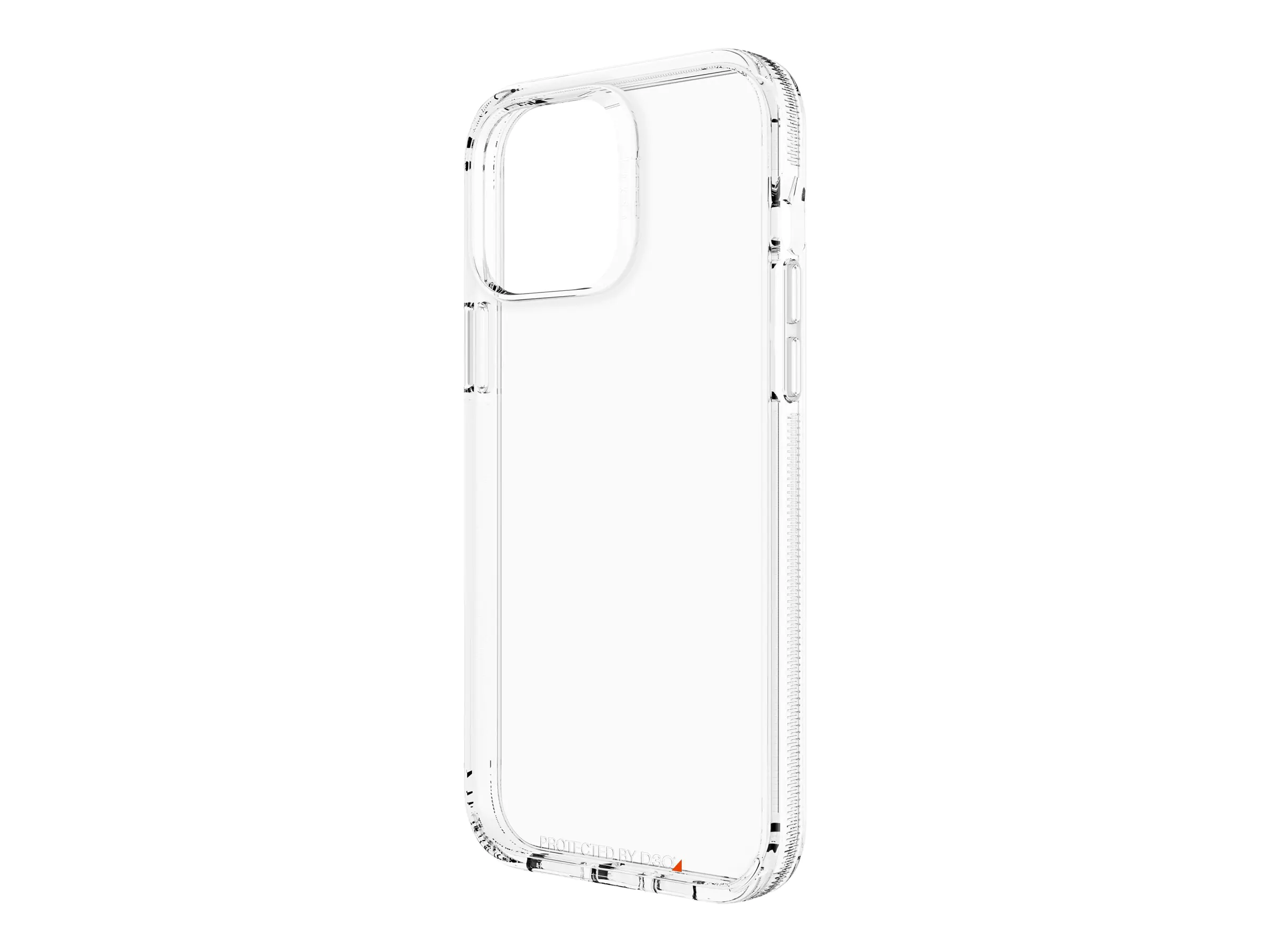 Gear4 Crystal Palace - Hintere Abdeckung für Mobiltelefon - Polycarbonat, D3O, Thermoplastisches Polyurethan (TPU), RepelFlex-Beschichtung - klar - für Apple iPhone 13 Pro Max